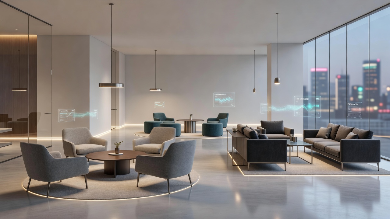 Shaping Conversational Flow Through Strategic Furniture Placement in Private Virtual Lounges